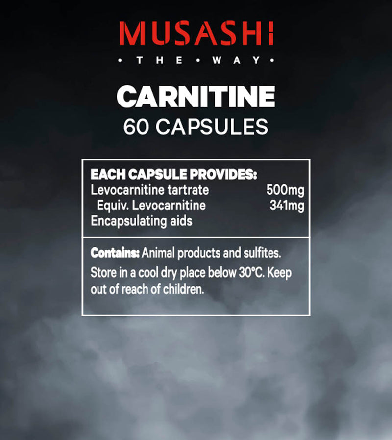 Load image into Gallery viewer, MUSASHI Carnitine 60 Capsules