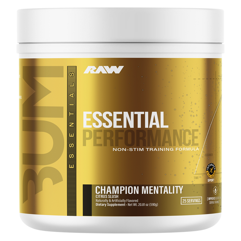 Load image into Gallery viewer, RAW Nutrition CBUM Essential Performance Stim-Free Pre-Workout | 25 Serves