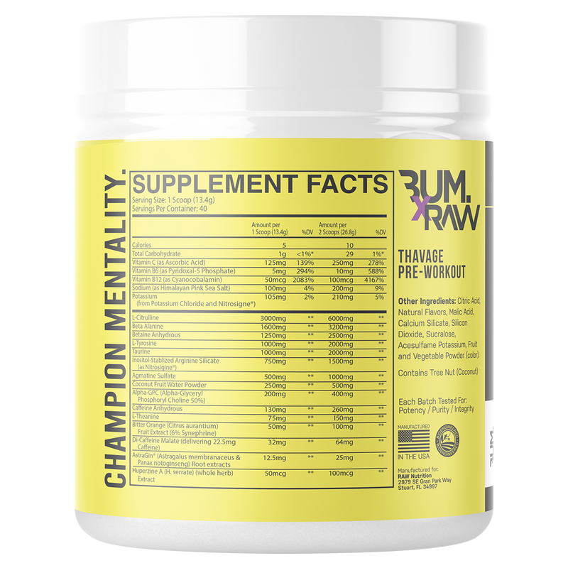 Load image into Gallery viewer, CBUM Thavage Pre Workout | 40 Serves
