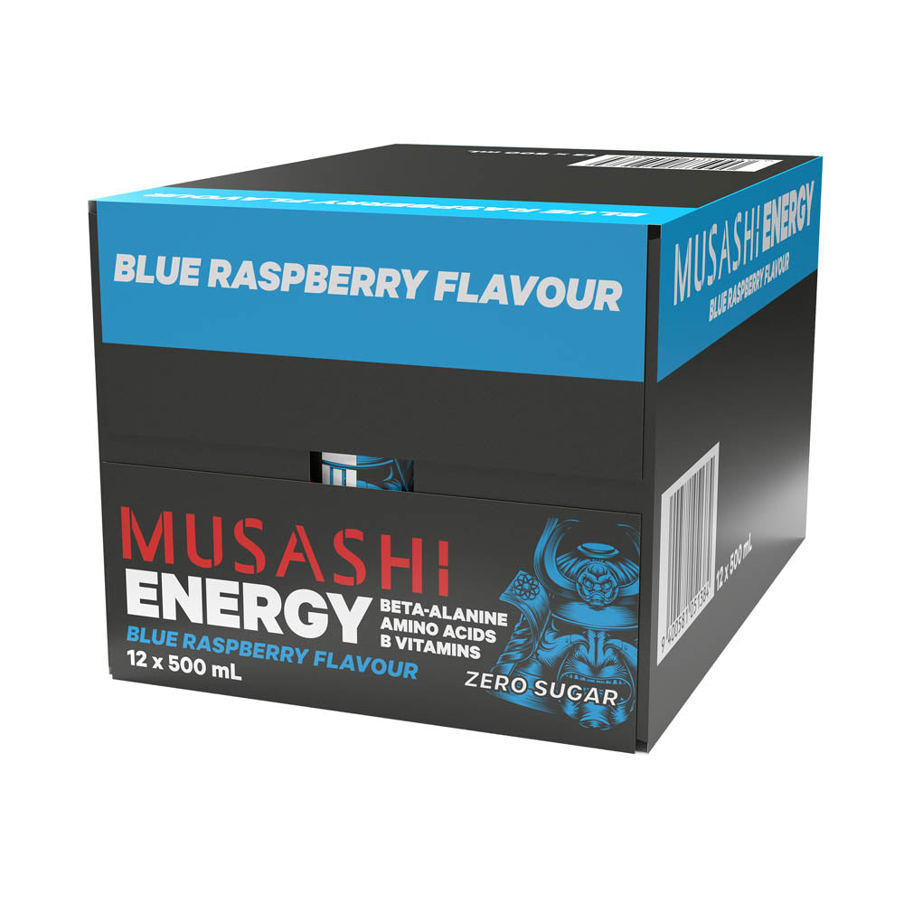 MUSASHI RTD Energy Drink 500mls Box of 12 BODYSTRONG