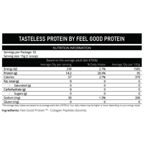Load image into Gallery viewer, Feel Good Tasteless Protein Collagen – 500g Pouch