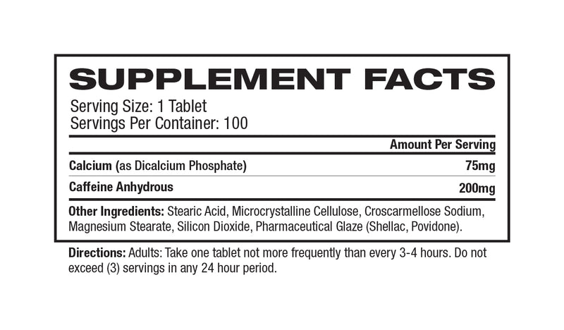 Load image into Gallery viewer, GAT Sport Essentials Caffeine | 100 Tabs