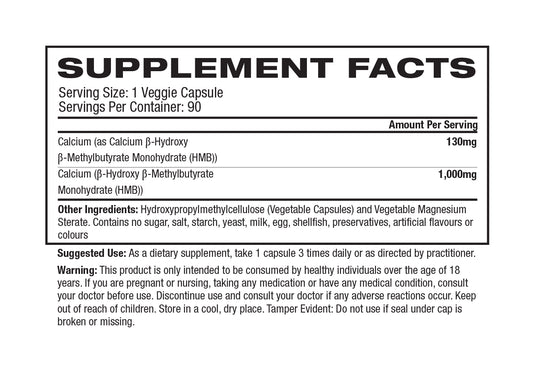 Gaspari HMB Muscle Support | 90 Capsules