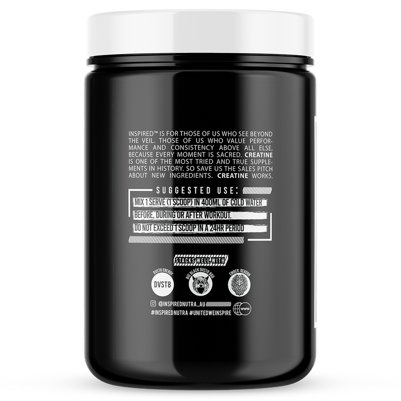 Load image into Gallery viewer, INSPIRED Creatine 500g | 100 Serves