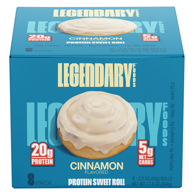 Load image into Gallery viewer, Legendary Foods Protein Sweet Roll | 67g x 8