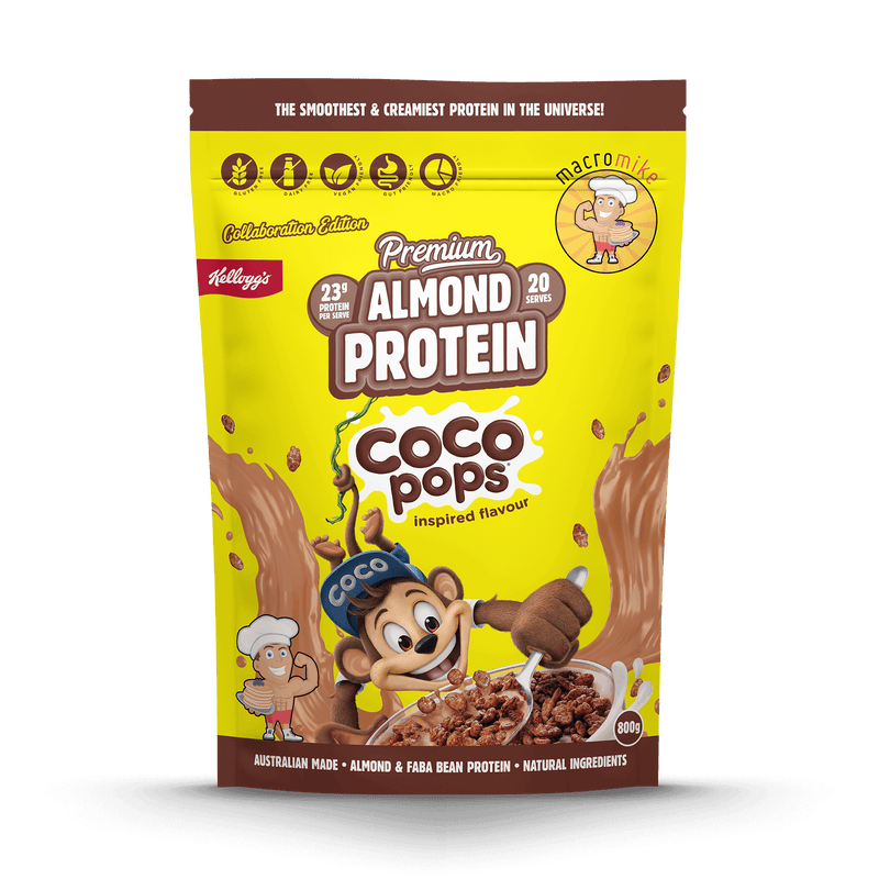 Load image into Gallery viewer, Macro Mike x Kellogg's Premium Almond Plant Protein - Coco Pops, Nutri-Grain & Froot Loops