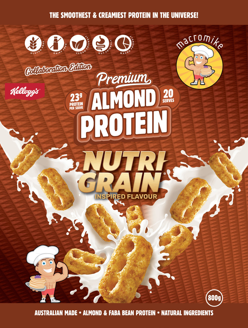 Load image into Gallery viewer, Macro Mike x Kellogg's Premium Almond Plant Protein - Coco Pops, Nutri-Grain & Froot Loops