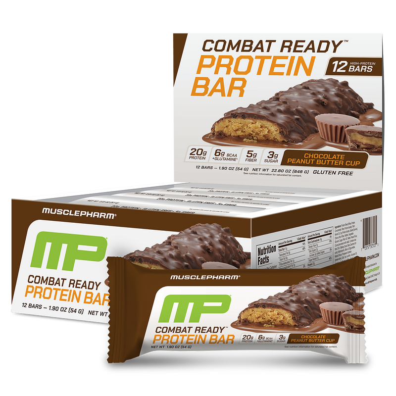 Load image into Gallery viewer, Musclepharm Combat Sports Bar | 12 x 63g (5 Flavours)