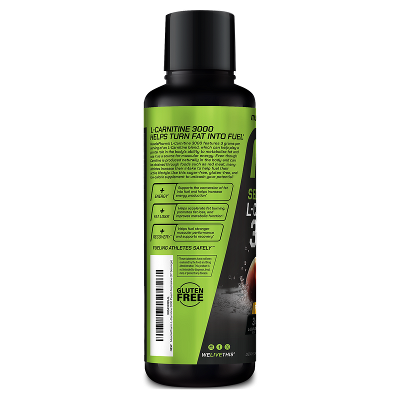 Load image into Gallery viewer, MusclePharm L-Carnitine 3000 Liquid | 32 Serves