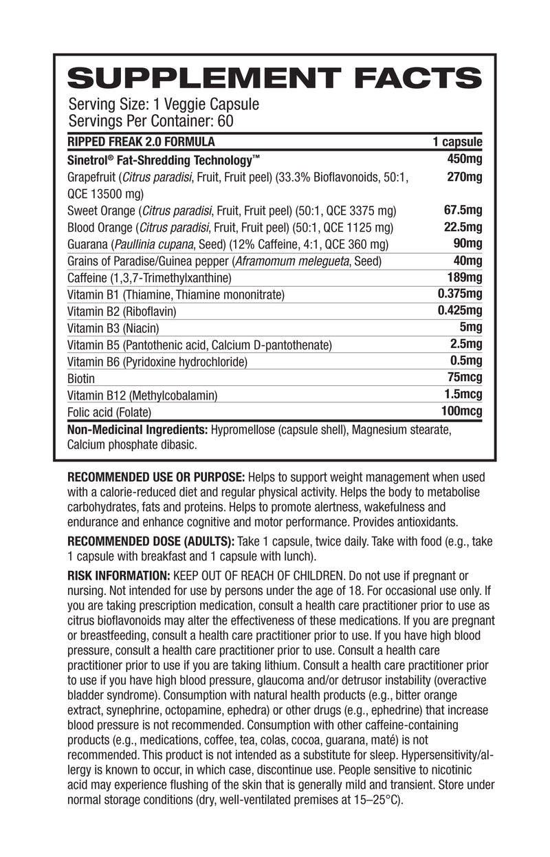 Load image into Gallery viewer, PHARMAFREAK Ripped Freak 2.0 | 60 Capsules