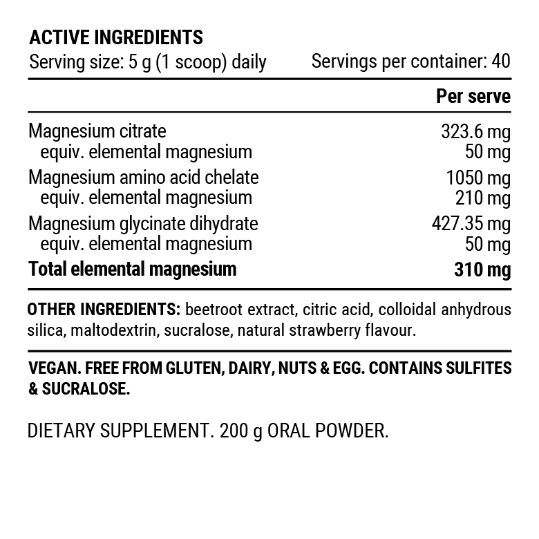 Load image into Gallery viewer, PILLAR Triple Magnesium Pouch | 200g