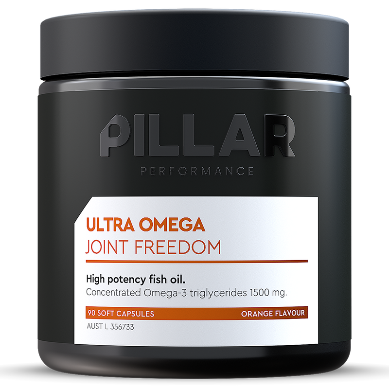 Load image into Gallery viewer, PILLAR Ultra Omega Fish Oil Orange 90 Capsules