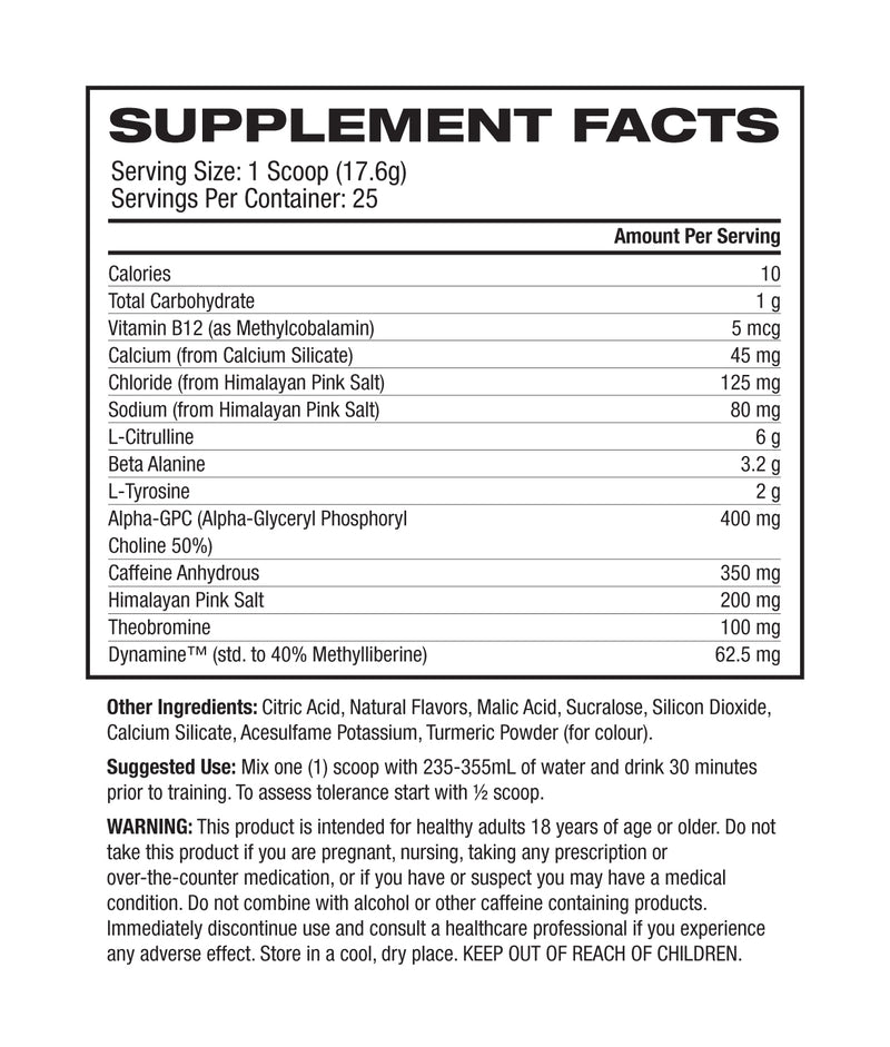 Load image into Gallery viewer, RAW Nutrition CBUM Essential Charged Pre-Workout | 30 Serves