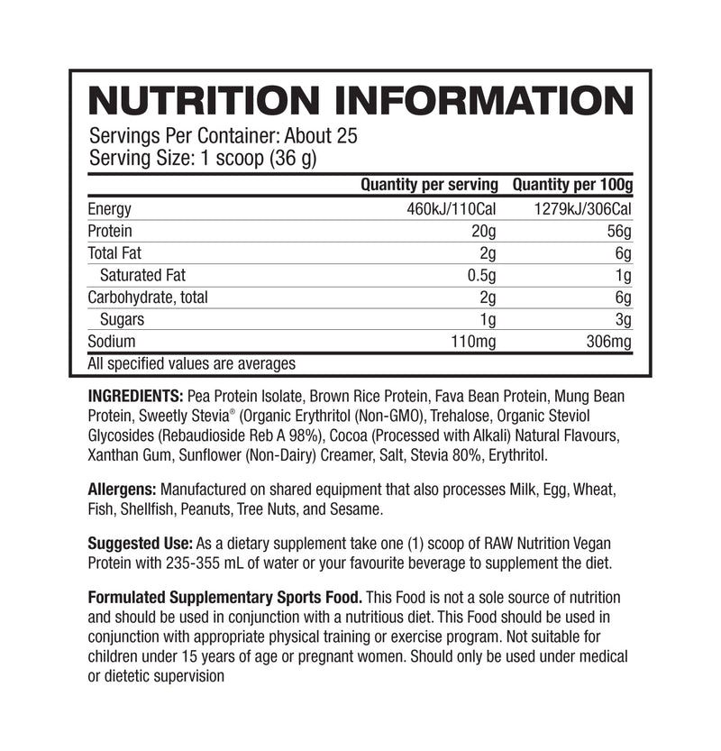Load image into Gallery viewer, Get Raw Vegan Protein Powder 25 Serves