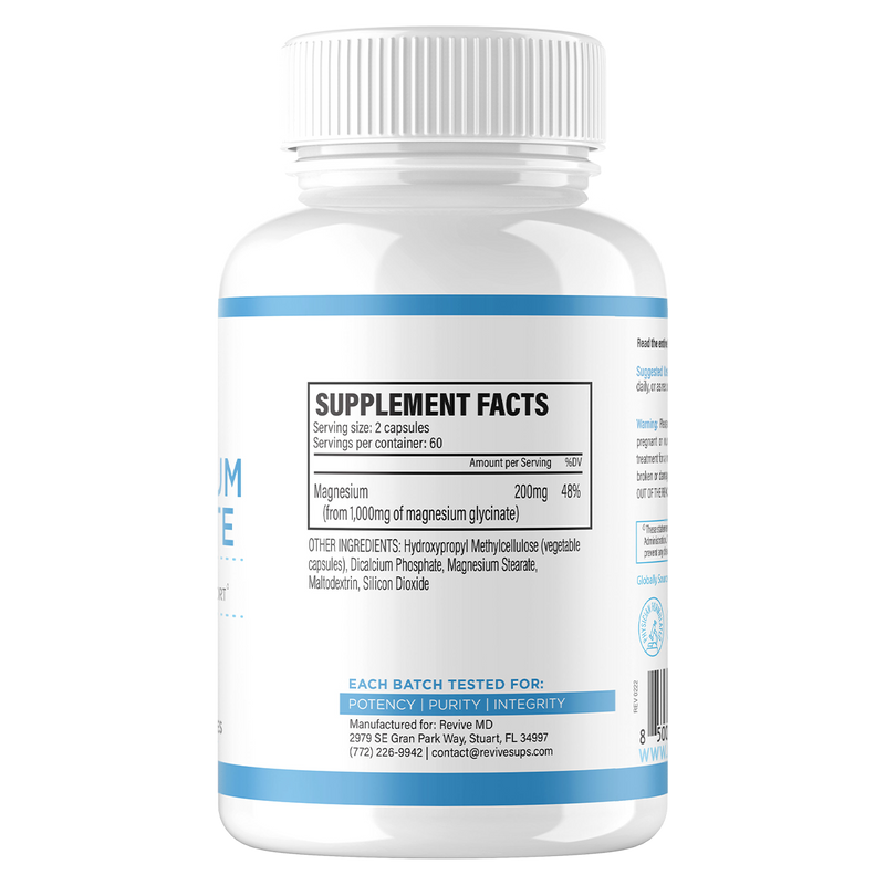 Load image into Gallery viewer, Revive Magnesium Glycinate | 120 Capsules