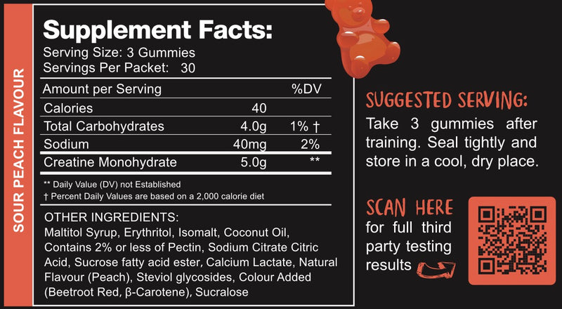 Load image into Gallery viewer, Swoleys Creatine Gummy Bears | 5g Creatine
