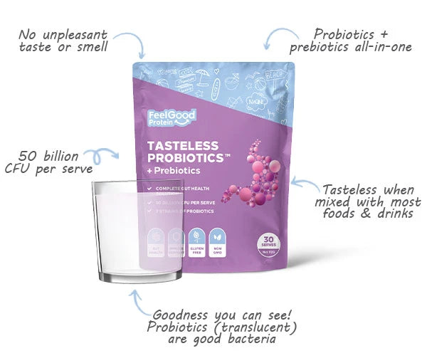 Load image into Gallery viewer, Tasteless Probiotics + Prebiotics 30 Serve