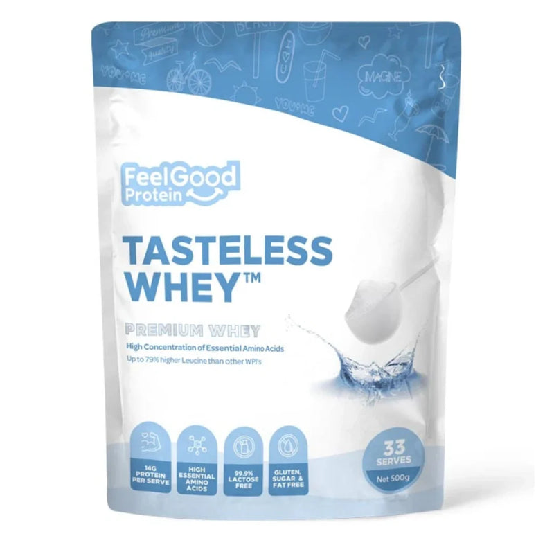 Load image into Gallery viewer, Feel Good Tasteless Whey Protein – Unflavoured Whey Isolate for Smooth Mixing