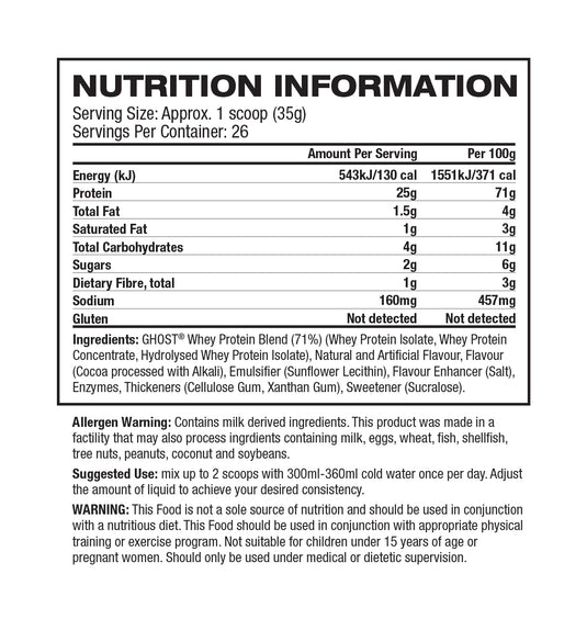 Ghost Whey Protein Powder for the best protein shakes
