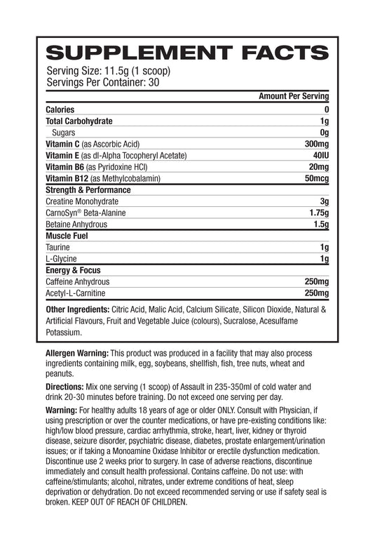 MUSCLEPHARM Assault Sport | 30 Serve