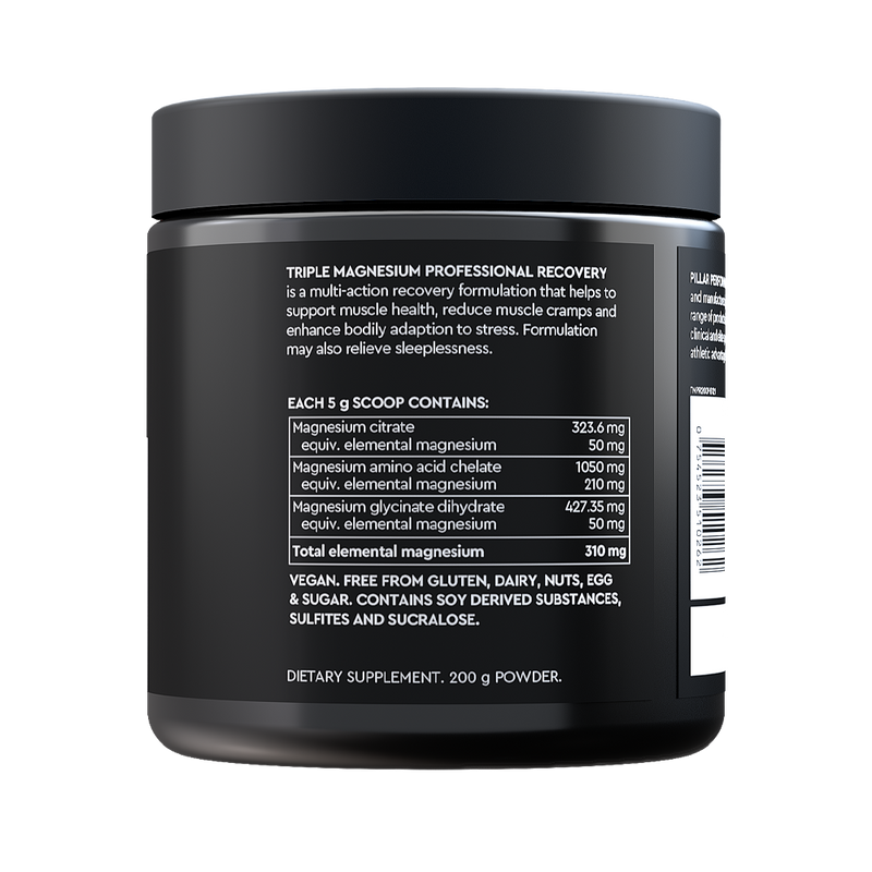 Load image into Gallery viewer, PILLAR Triple Magnesium Powder Jar | 200g