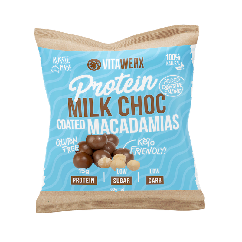 Load image into Gallery viewer, VITAWERX Protein Milk Chocolate Coated Nuts | 60g x 10