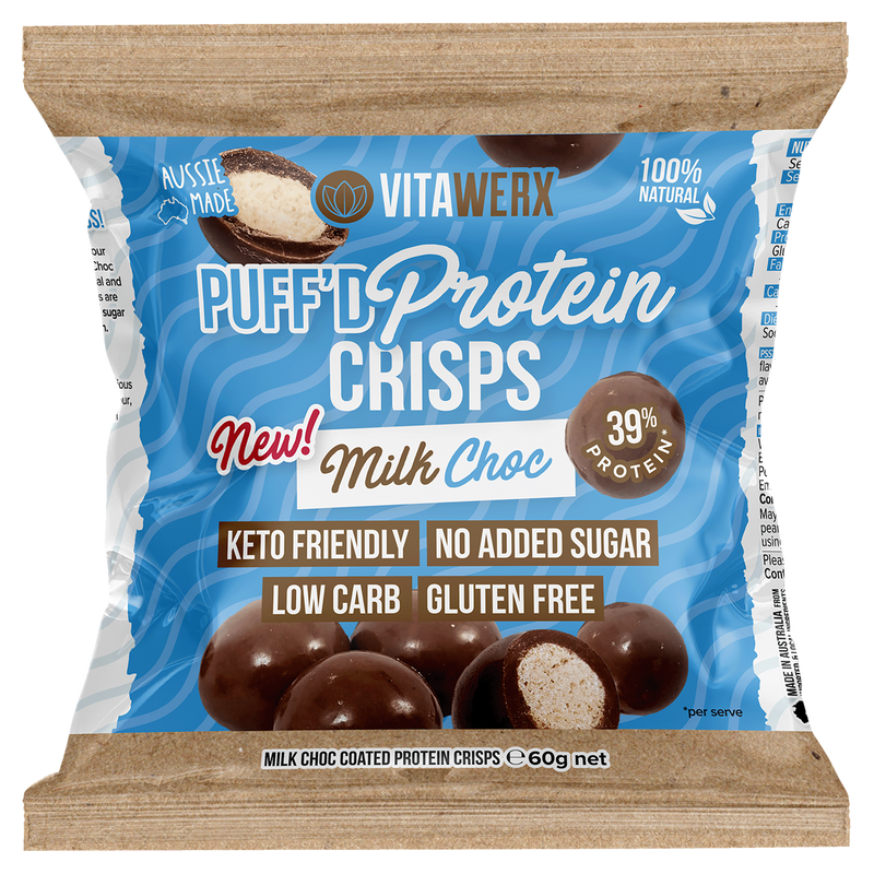 Load image into Gallery viewer, VITAWERX Puff'd Protein Crisps 60g x 10
