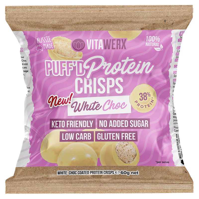 Load image into Gallery viewer, VITAWERX Puff'd Protein Crisps 60g x 10