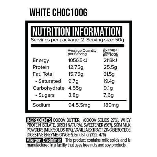 Load image into Gallery viewer, VITAWERX White Chocolate Protein Bars | 100g x 12