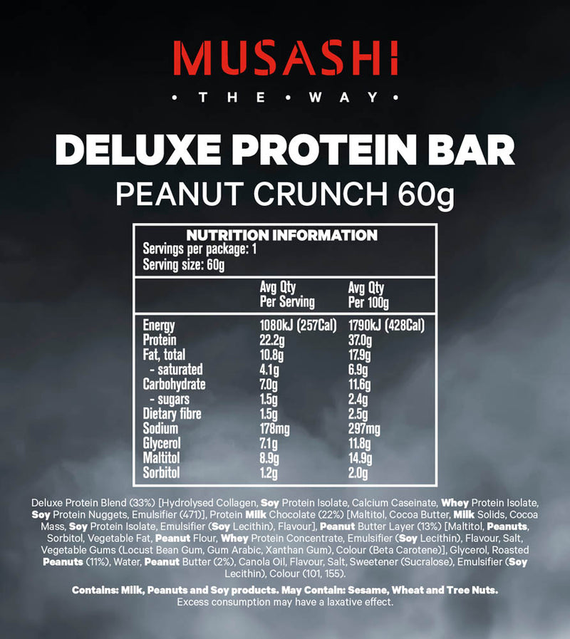 Load image into Gallery viewer, MUSASHI Deluxe Protein Bar 60g - Box of 12
