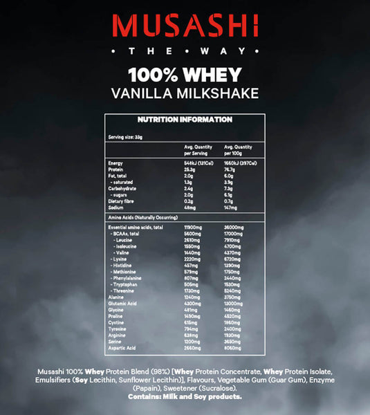 Musashi Protein Powder for the best protein shakes