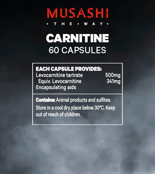 MUSASHI Carnitine 60 Capsules