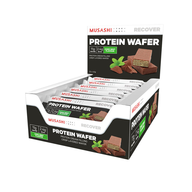 Load image into Gallery viewer, MUSASHI Protein Wafer Bar 40g - Box of 12
