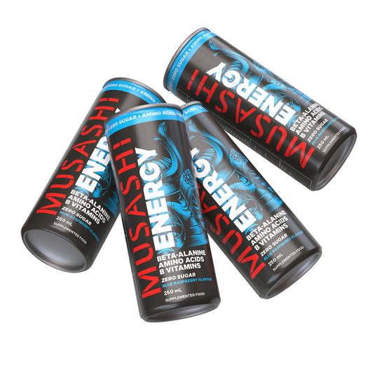 MUSASHI Energy Cans - 4 x 250ml