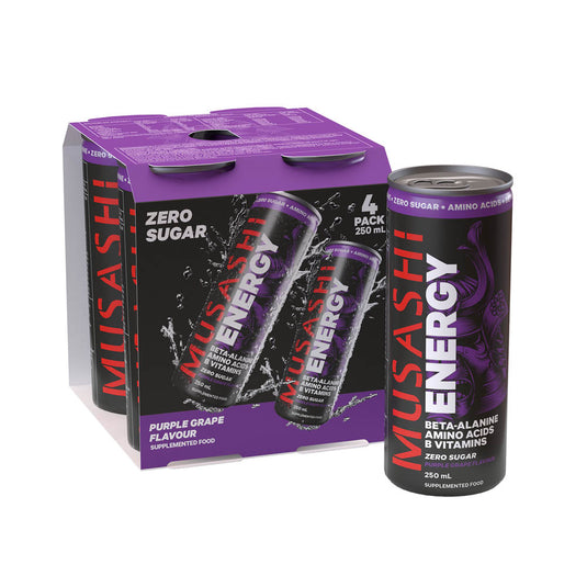 MUSASHI Energy Cans - 4 x 250ml