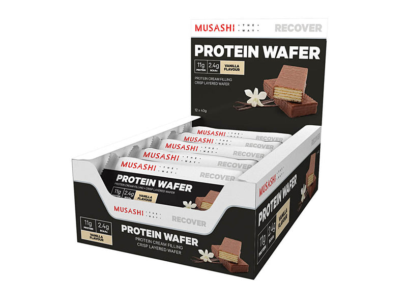 Load image into Gallery viewer, MUSASHI Protein Wafer Bar 40g - Box of 12
