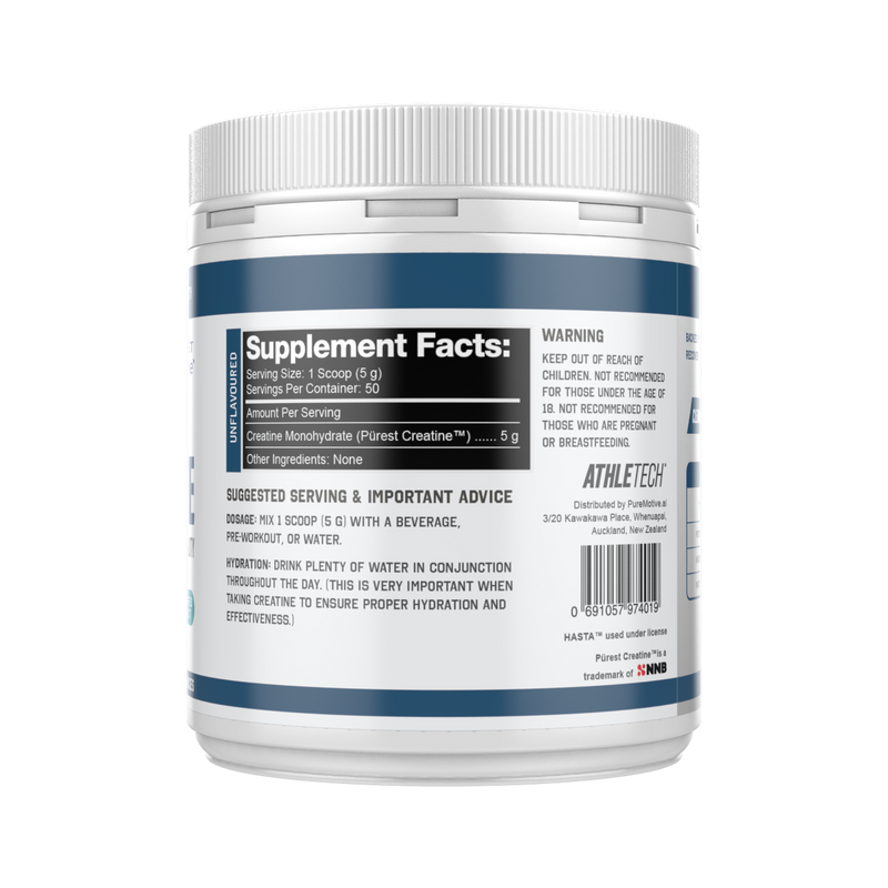 Load image into Gallery viewer, Athletech Pürest Creatine Monohydrate | 50 Serves
