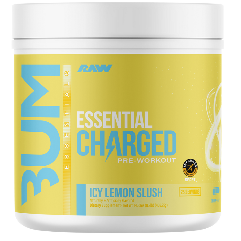 Load image into Gallery viewer, RAW Nutrition CBUM Essential Charged Pre-Workout | 30 Serves
