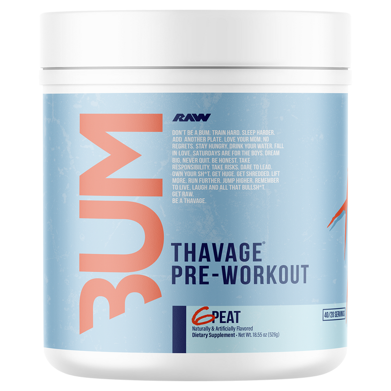 Load image into Gallery viewer, RAW Nutrition CBUM Thavage Pre-Workout | 40 Serves | 11 Flavours
