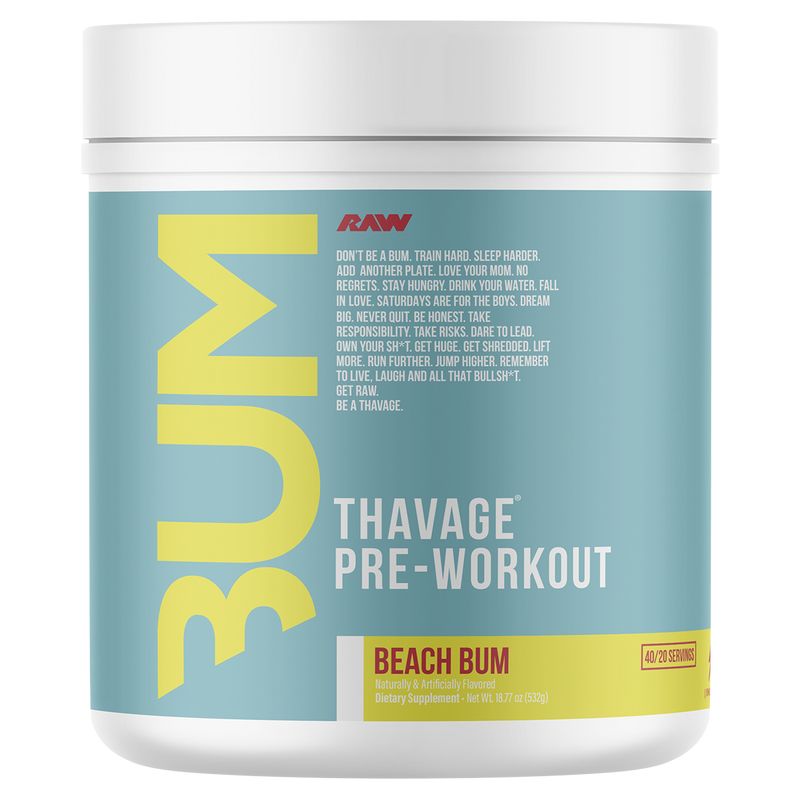 Load image into Gallery viewer, RAW Nutrition CBUM Thavage Pre-Workout | 40 Serves | 11 Flavours
