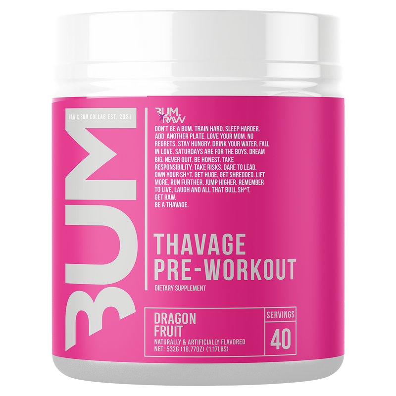 Load image into Gallery viewer, RAW Nutrition CBUM Thavage Pre-Workout | 40 Serves | 11 Flavours
