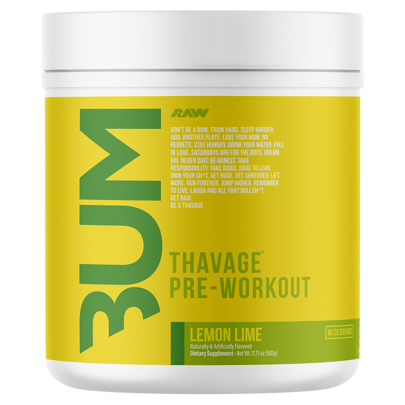 Load image into Gallery viewer, RAW Nutrition CBUM Thavage Pre-Workout | 40 Serves | 11 Flavours
