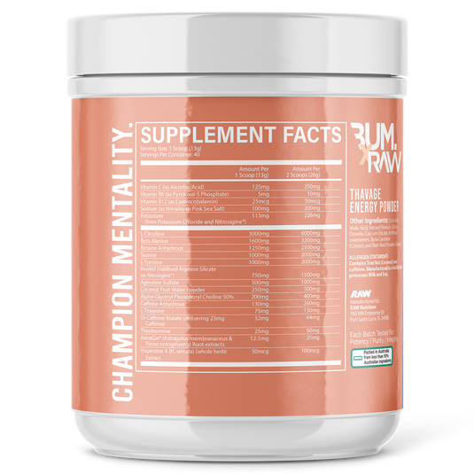 CBUM Thavage Pre Workout | 40 Serves