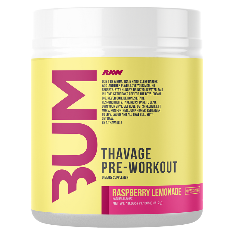 Load image into Gallery viewer, RAW Nutrition CBUM Thavage Pre-Workout | 40 Serves | 11 Flavours
