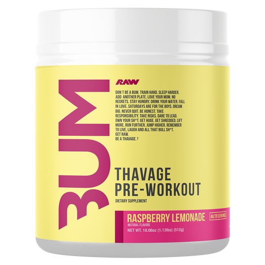 RAW Nutrition CBUM Thavage Pre-Workout | 40 Serves | 11 Flavours