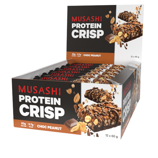 MUSASHI Protein Crisp 60g - Box of 12