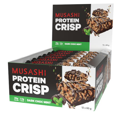 MUSASHI Protein Crisp 60g - Box of 12