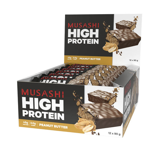 MUSASHI High Protein Bar 90g - Box of 12