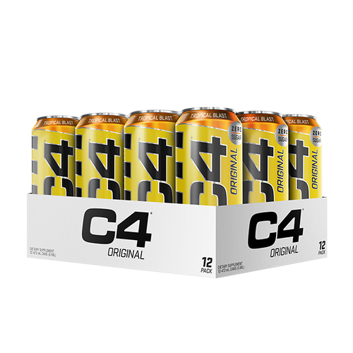 CELLUCOR C4 Carbonated On-The-Go RTD 12 x 473ml Cans