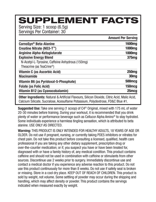 CELLUCOR C4 ID Pre Workout | 60 Serve